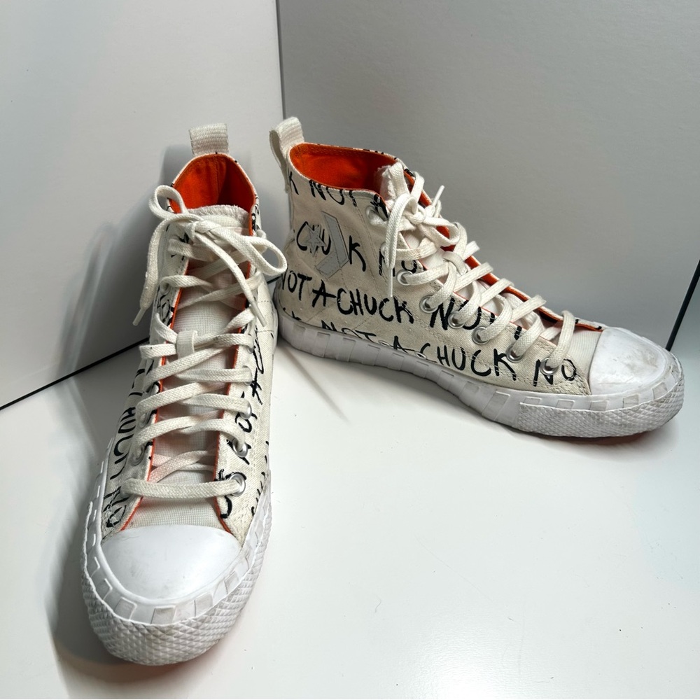 Converse Men's UNT1TL3D White "Not a Chuck" Hightops in‎ Size 8.5 - Picture 7 of 15